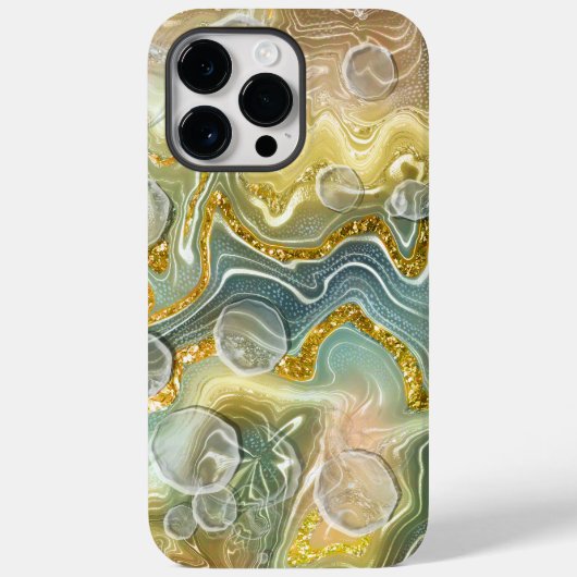 Abstracte vloeibare marmer stenen textuur achtergr Case-Mate iPhone case (Achterkant)
