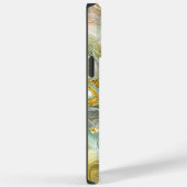 Abstracte vloeibare marmer stenen textuur achtergr Case-Mate iPhone case (Achterkant / Rechts)