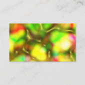 Abstracte vloeibare metalprint visitekaartje (Voorkant)