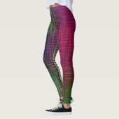 Abstracte vloeibare textuur ijskristal, bevroren m leggings (Links)