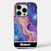 Abstracte vloeiende kleuren  Case-Mate iPhone case (Achterkant)