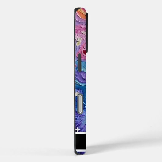 Abstracte vloeiende kleuren  Case-Mate iPhone case (Achterkant / Rechts)