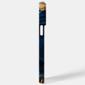 Abstracte VLOEISTOFFICIËNTEN VOOR BLAUW EN GOLD Case-Mate iPhone Case (Achterkant / Rechts)