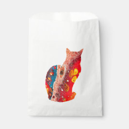 Abstracte vloeistofkunst bedankzakje