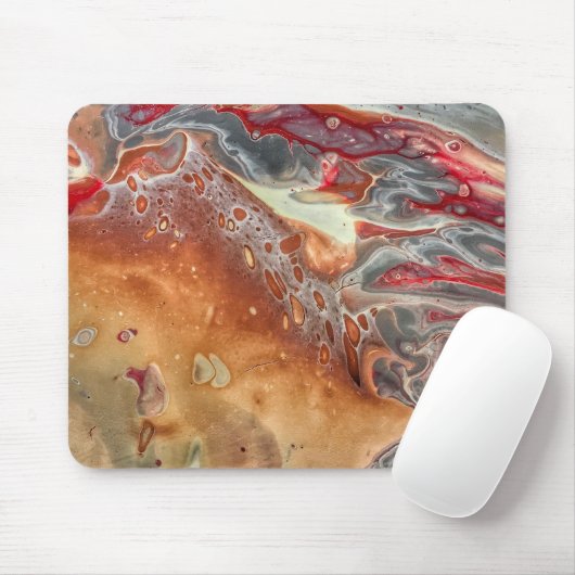 Abstracte vloeistofkunst muismat (Met muis)