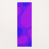 Abstracte vloeistofvormen Paarse yogamat (Voorkant)
