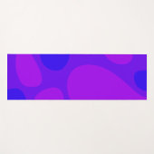 Abstracte vloeistofvormen Paarse yogamat (Voorkant (horizontaal))