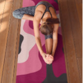Abstracte vloeistofvormen Roze Blush Yoga Mat
