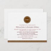 Abstracte Vloerbruiloft Kaart (Voorkant / Achterkant)