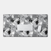 Abstracte vloten bureaumat (Keyboard & Muis)