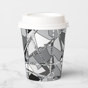 Abstracte vloten papieren bekers