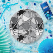 Abstracte vloten papieren bordje (Feest)