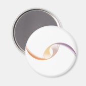 Abstracte vlucht magneet (Voorkant / Achterkant)