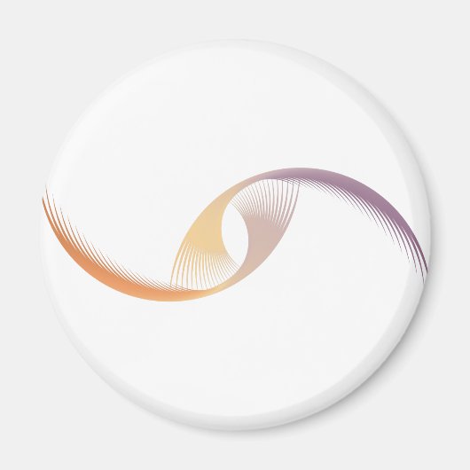 Abstracte vlucht magneet (Voorkant)