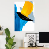 Abstracte vlucht poster (Thuiskantoor)