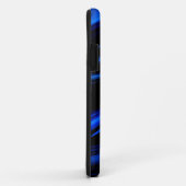 Abstracte voeding van de blauwe walvis Case-Mate iPhone case (Achterkant/rechts)