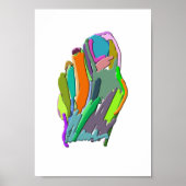 Abstracte voet poster (Voorkant)