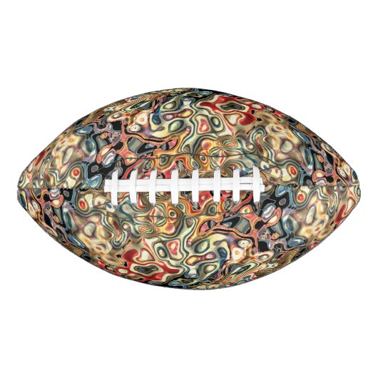 Abstracte Voetbal Kunst American Football (Voorkant)