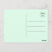 Abstracte vogel op een tak briefkaart (Achterkant)