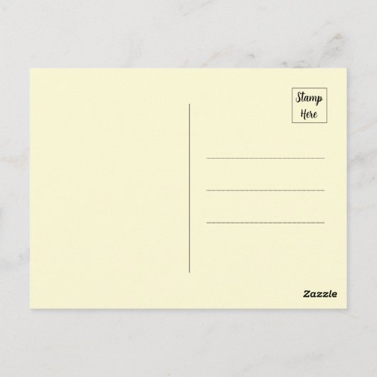 Abstracte vogel op een tak briefkaart (Achterkant)