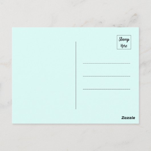 Abstracte vogel op een tak briefkaart (Achterkant)