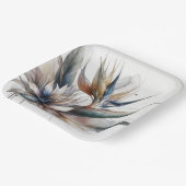 Abstracte vogel van het Paradijs Papieren Bordje (Gebogen)