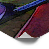 Abstracte vogel van het Paradijs Poster (Hoek)