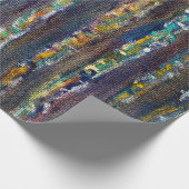 Abstracte vogelbomen cadeaupapier (Hoek)