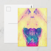 Abstracte Vogelhuisengel Briefkaart (Voorkant / Achterkant)