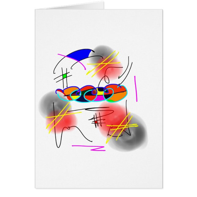 abstracte vogels (Voorkant)