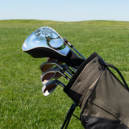 Abstracte Vogels Blauwe Lucht Golfheadcover