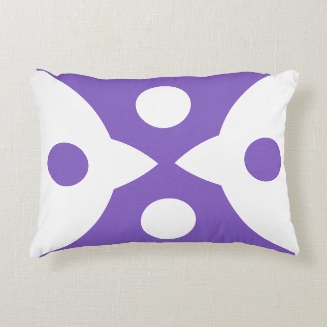 Abstracte Vogels Bold Eenvoudig Ontwerp Accent Kussen (Voorkant)