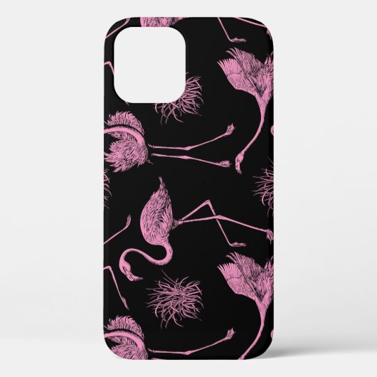 Abstracte Vogels: Monochroom Mode Patroon Case-Mate iPhone Case (Achterkant)