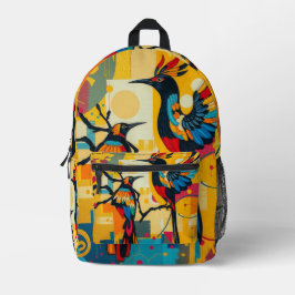 Abstracte Vogels Rugzak