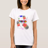 abstracte vogels t-shirt (Voorkant)