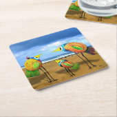 Abstracte vogelsoorten Onderzetters (Schuin)
