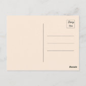 Abstracte vogelstand op een tak briefkaart (Achterkant)