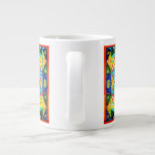 Abstracte volgorde grote koffiekop (Achterkant)
