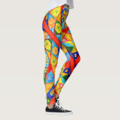 Abstracte volgorde leggings (Rechts)