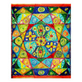 Abstracte volgorde perfect poster (Voorkant)