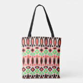 Abstracte volksgezondheids - en etnische afrikange tote bag (Achterkant)