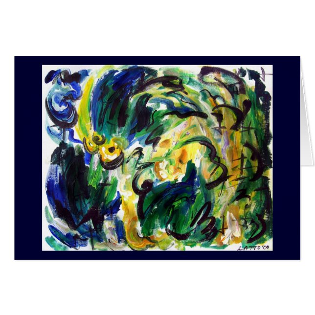 Abstracte voorjaarsregenval (Voorkant Horizontaal)