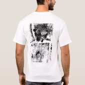 Abstracte voorzijde en achterzijde t-shirt (Achterkant)