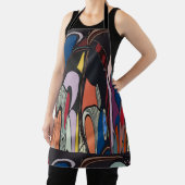 Abstracte vorm, dachshund toevoegen tekst, Schort (Insitu)