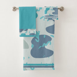 Abstracte vorm Patroon Bad Handdoek