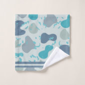 Abstracte vorm Patroon Bad Handdoek (Wasdoekje)