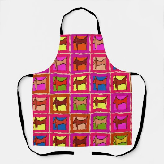 Abstracte vorm, voeg tekst, Schort toe (Voorkant)