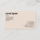 Abstracte vormen 02 visitekaartje (Achterkant)