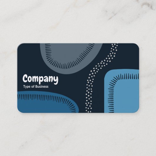 Abstracte vormen 02a visitekaartje (Voorkant)