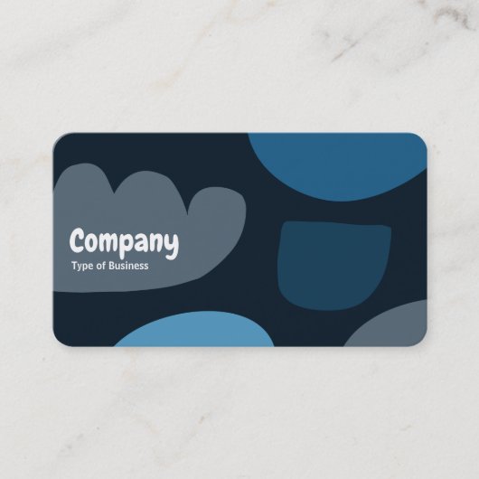 Abstracte vormen 03a visitekaartje (Voorkant)